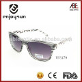 American fashion stripe pattern design cheapest China made branded sunglasses